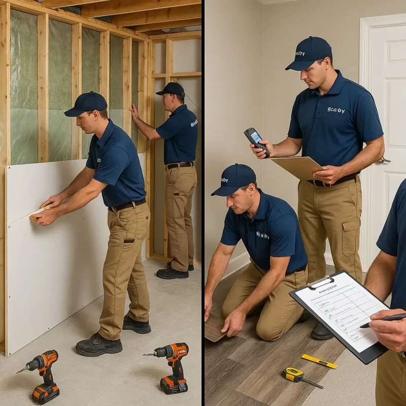 Repairs and Reconstruction process in Day Valley, CA